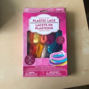 Plastic lace for bracelets making kit Gimp